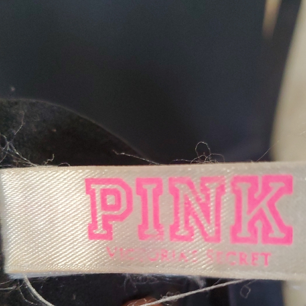 PINK Victoria's Secret Black Plunge Bra Intimates Size 36DD - Picture 10 of 10